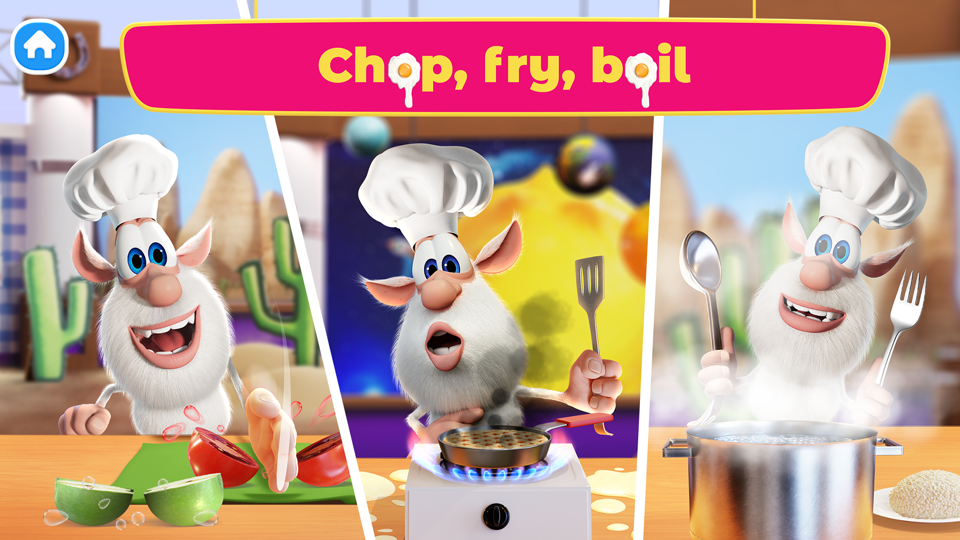 اسکرین شات 4 بازی Booba Kitchen: Kids Cooking!