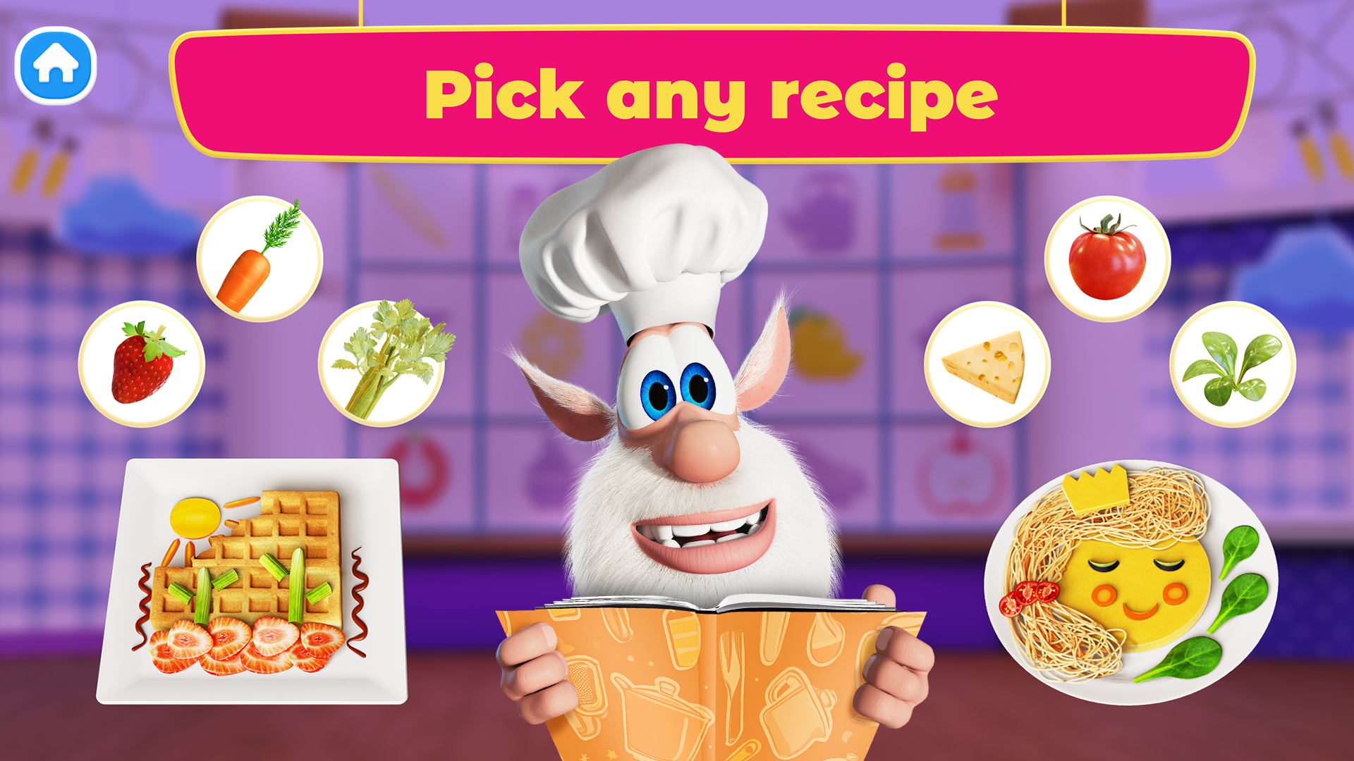 اسکرین شات 2 بازی Booba Kitchen: Kids Cooking!