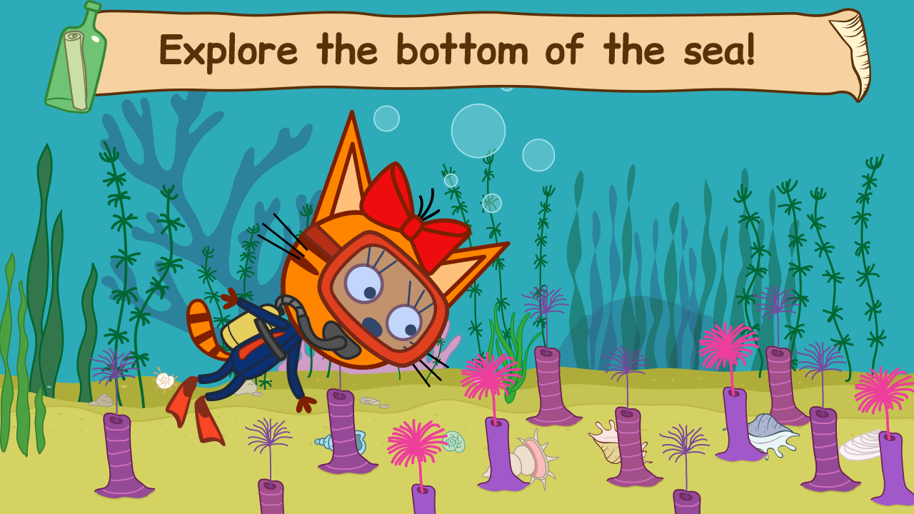 اسکرین شات 6 بازی Kid-E-Cats: Sea Adventure Game