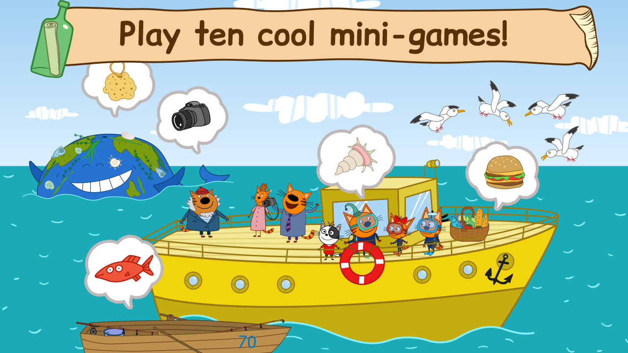 اسکرین شات 3 بازی Kid-E-Cats: Sea Adventure Game