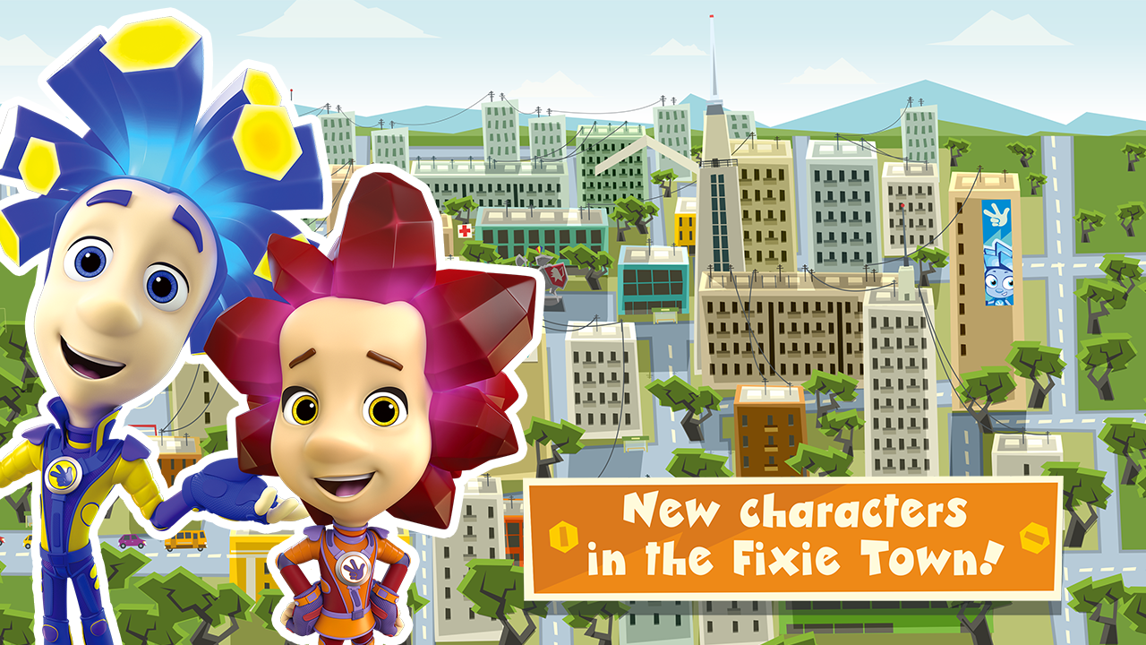 اسکرین شات 1 بازی The Fixies Town Cool Kid Games