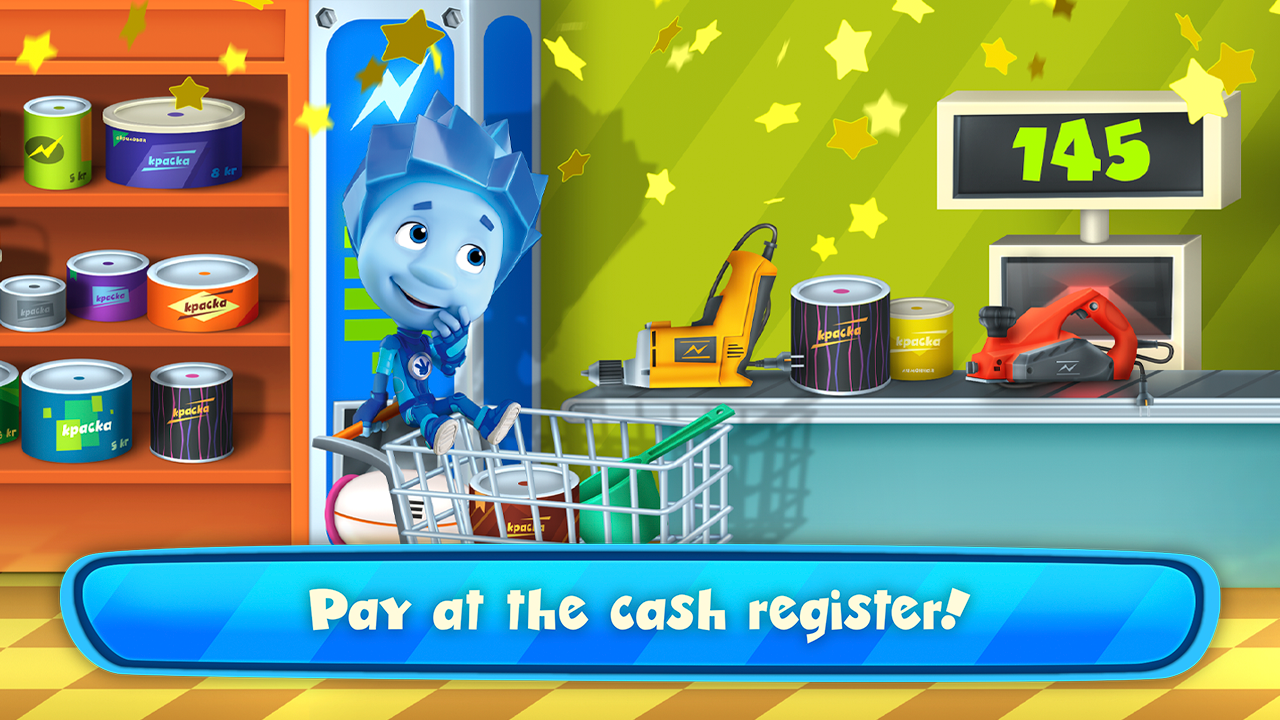 اسکرین شات 6 بازی The Fixies: Supermarket Games
