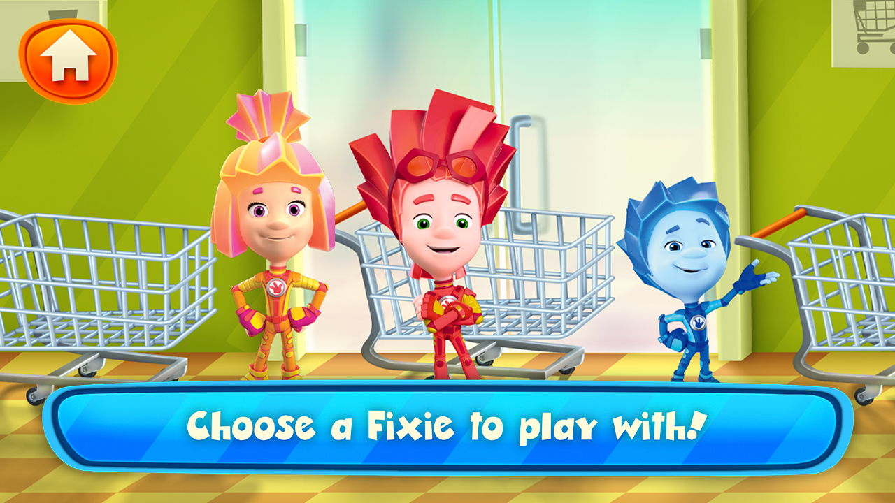 اسکرین شات 3 بازی The Fixies: Supermarket Games