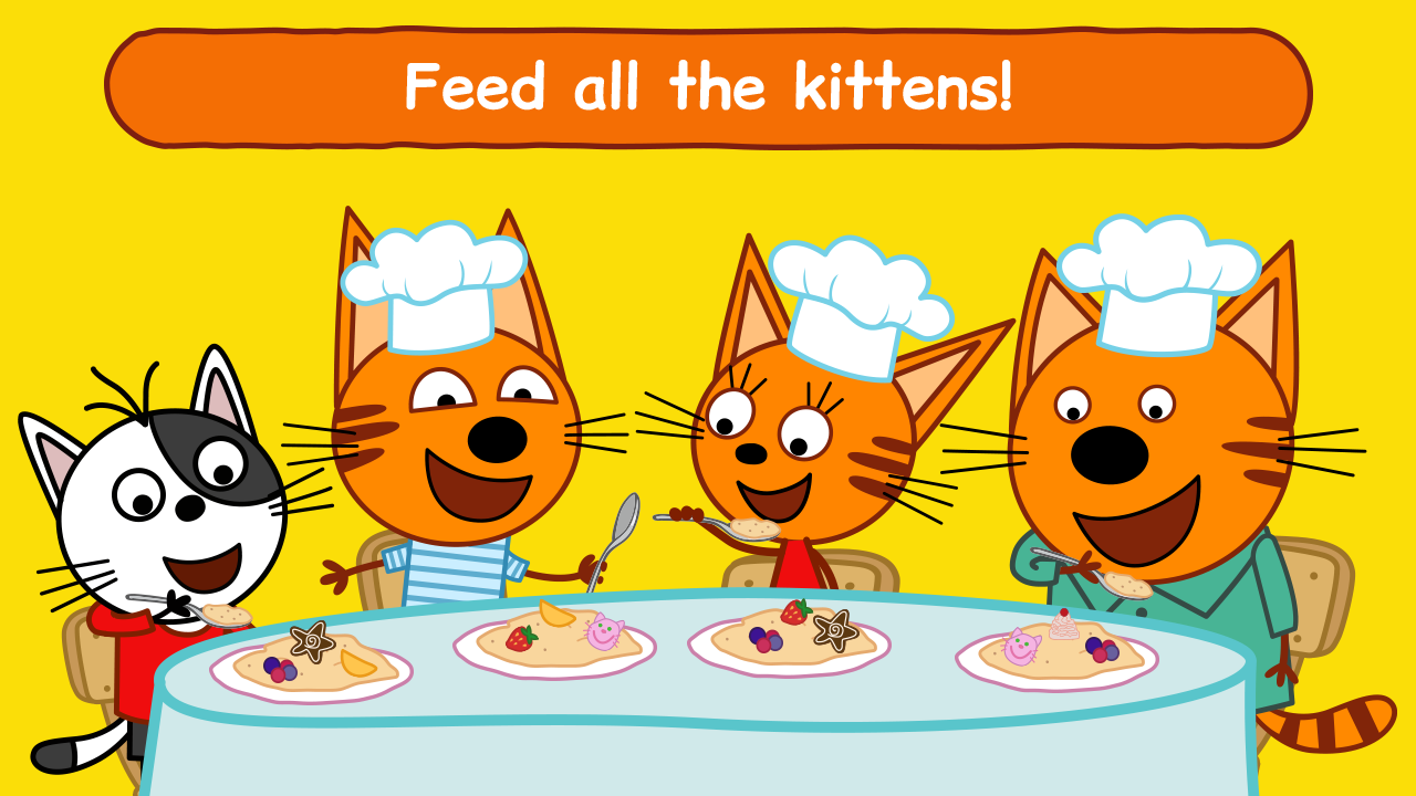 اسکرین شات 5 بازی برنامه آشپزی Kid-E-Cats