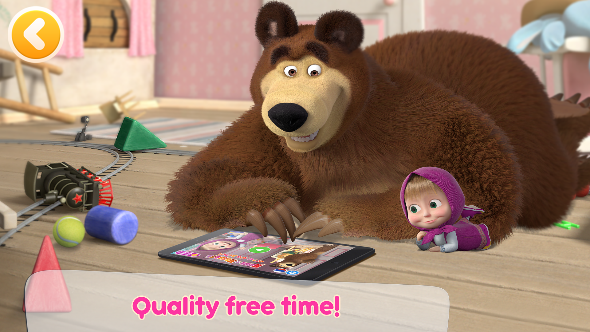 اسکرین شات 6 بازی Masha and the Bear: Baby Game
