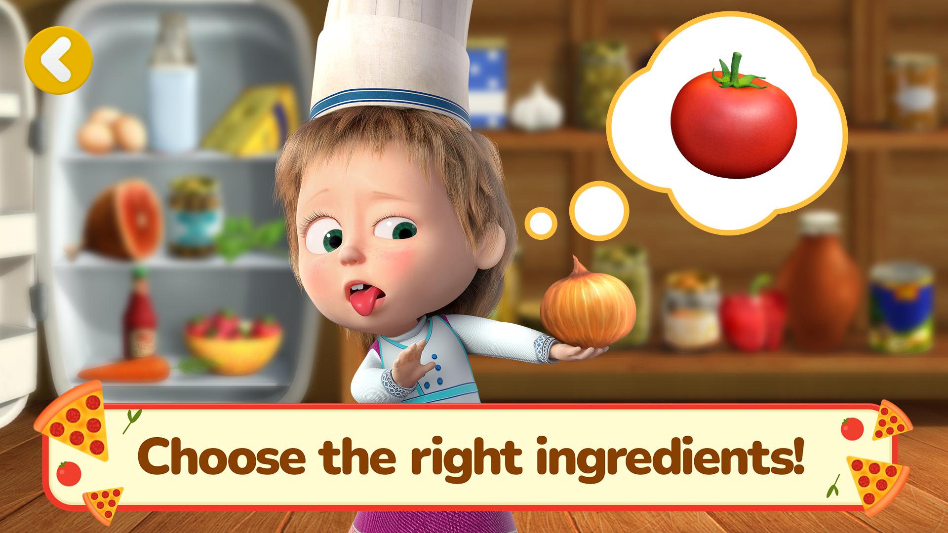 اسکرین شات 2 بازی Masha and the Bear Pizza Maker