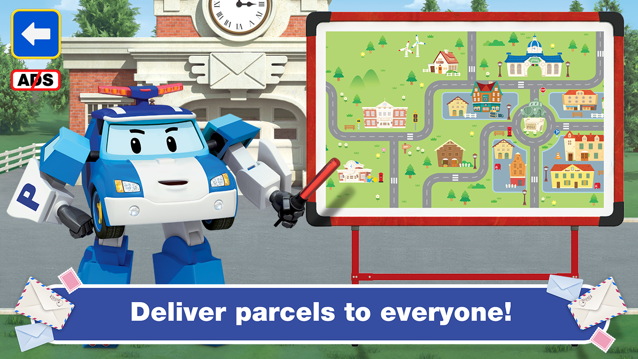 اسکرین شات 6 بازی Robocar Poli: Postman Games!