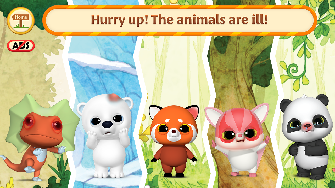 اسکرین شات 1 بازی YooHoo: Animal Doctor Games!