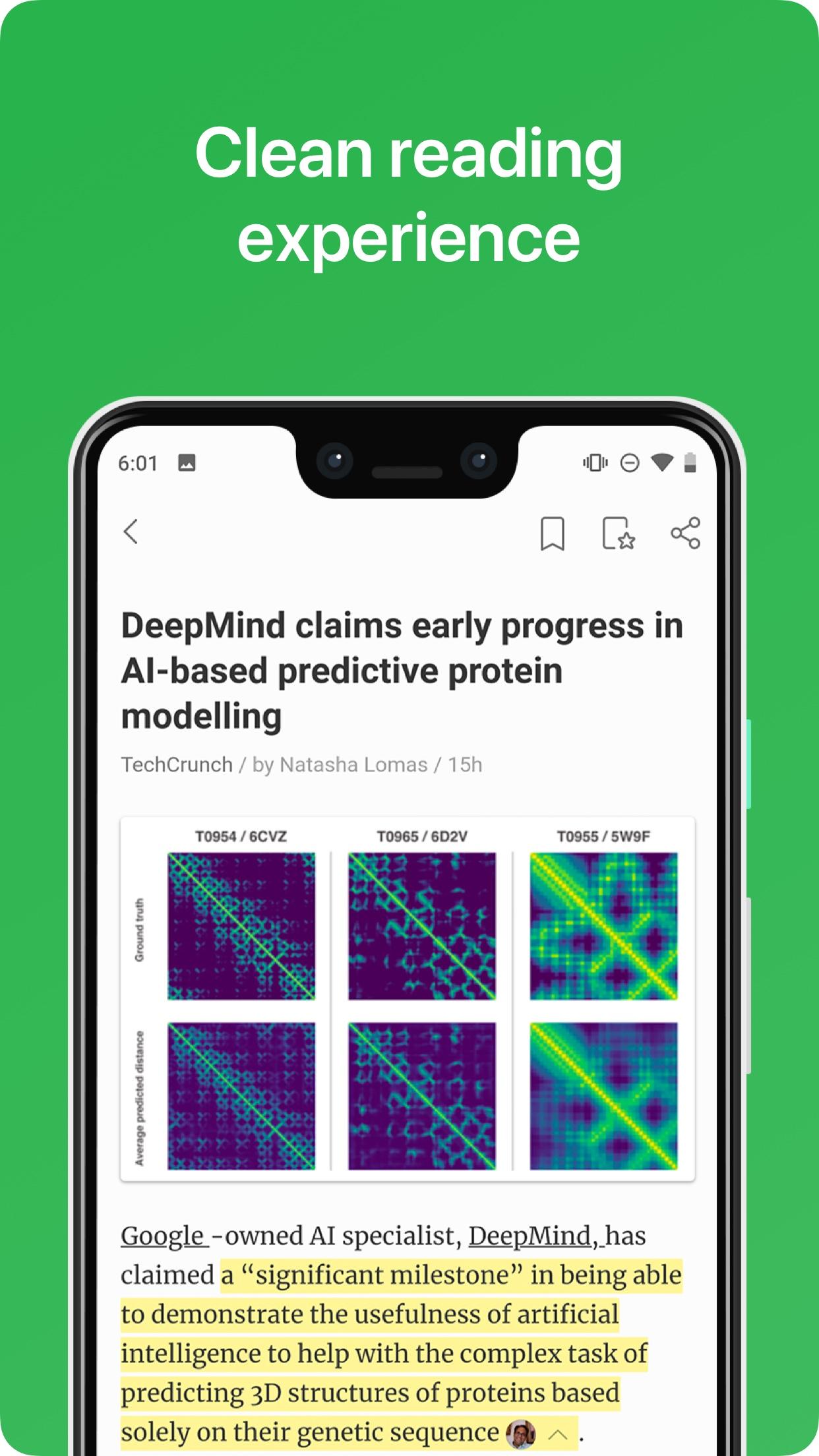 اسکرین شات 4 برنامه Feedly - Smarter News Reader