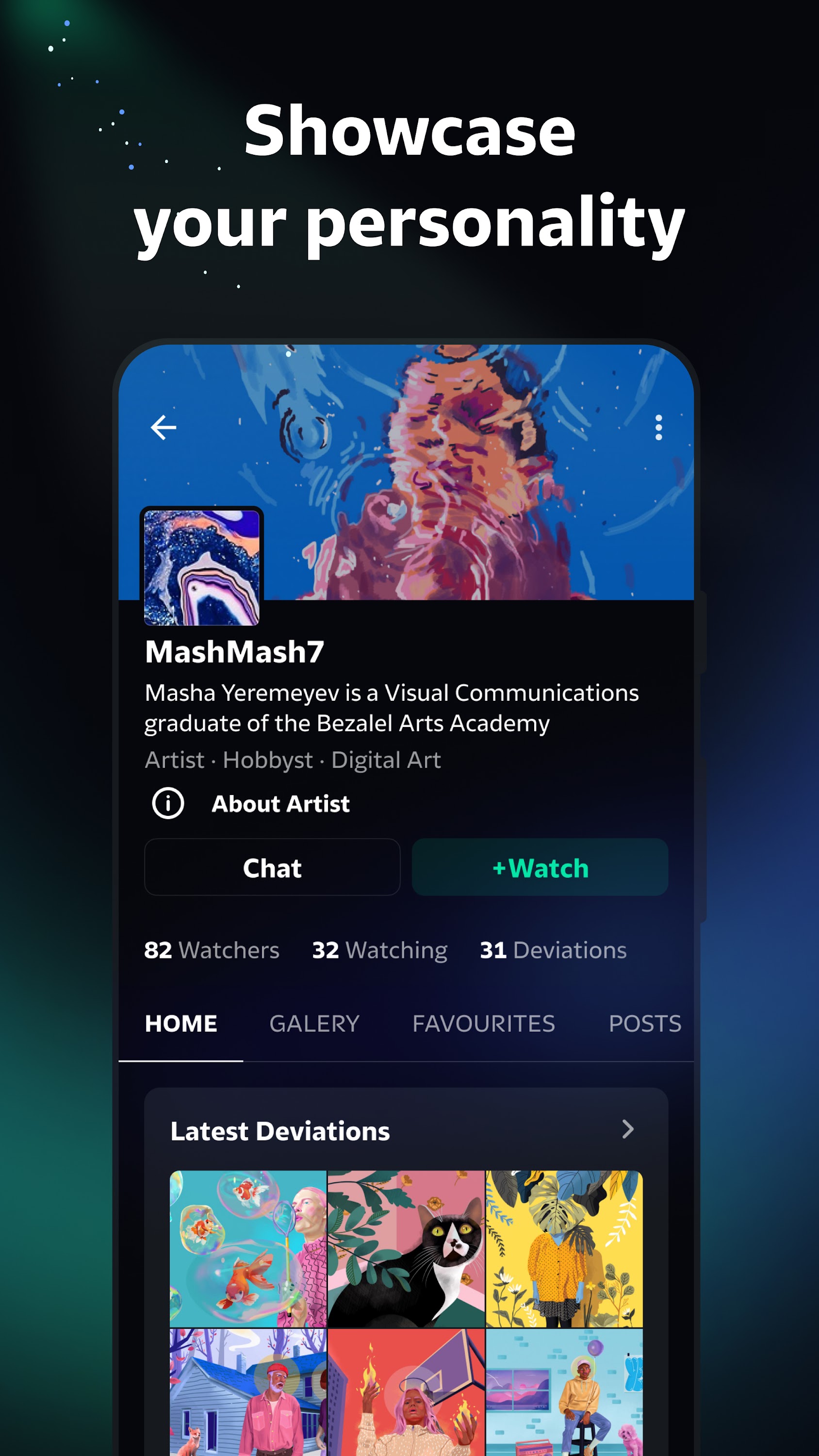 اسکرین شات 6 برنامه DeviantArt