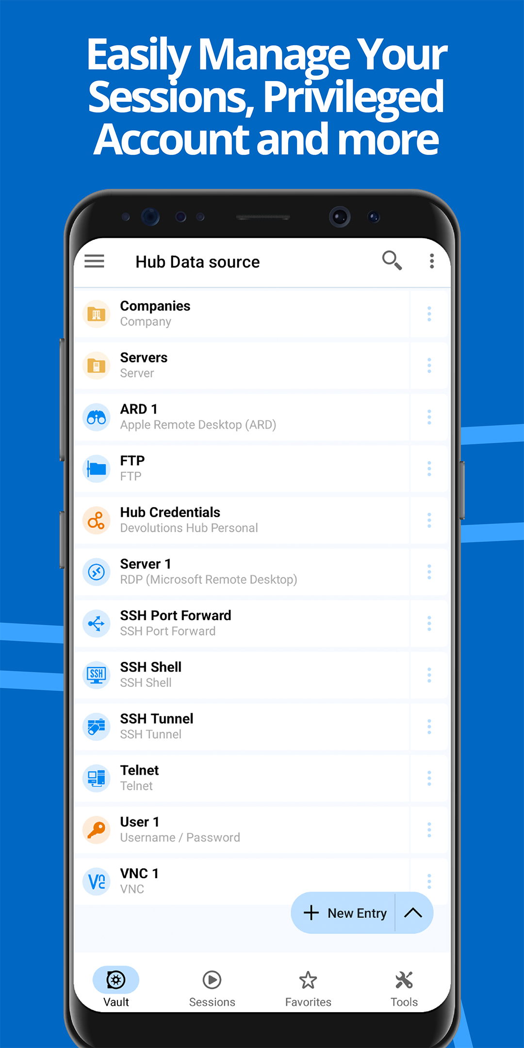 اسکرین شات 6 برنامه Remote Desktop Manager
