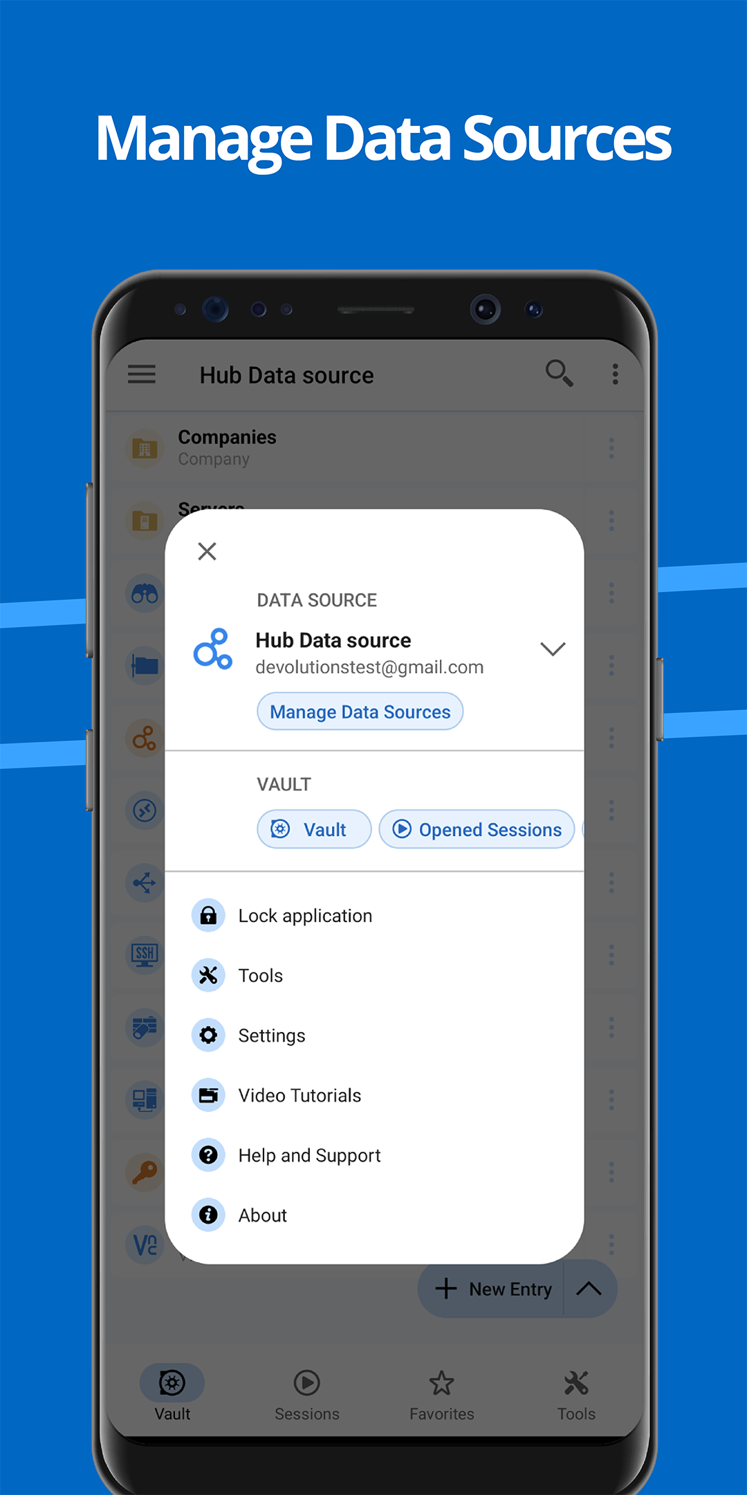 اسکرین شات 7 برنامه Remote Desktop Manager