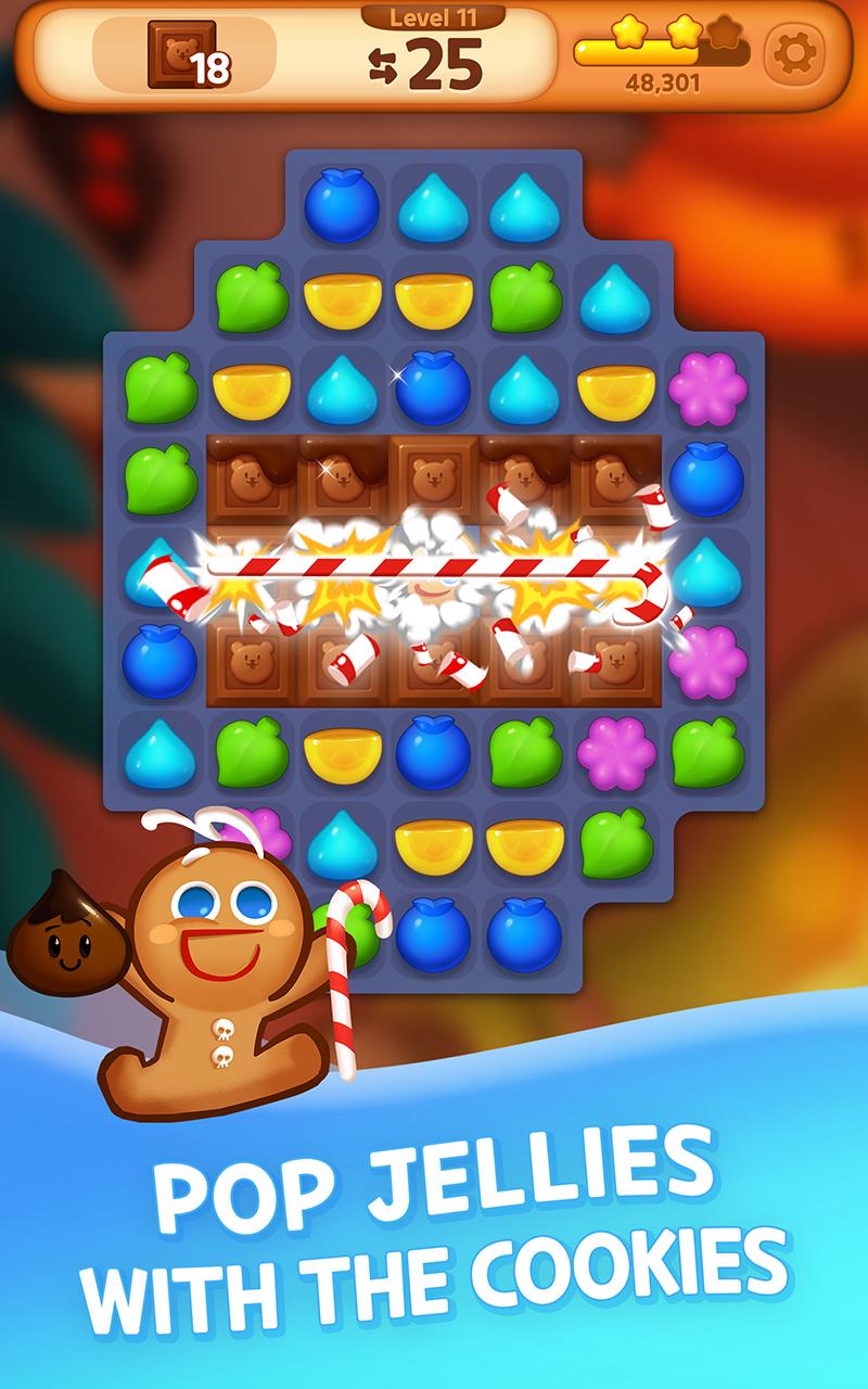 اسکرین شات 1 بازی Cookie Run: Puzzle World