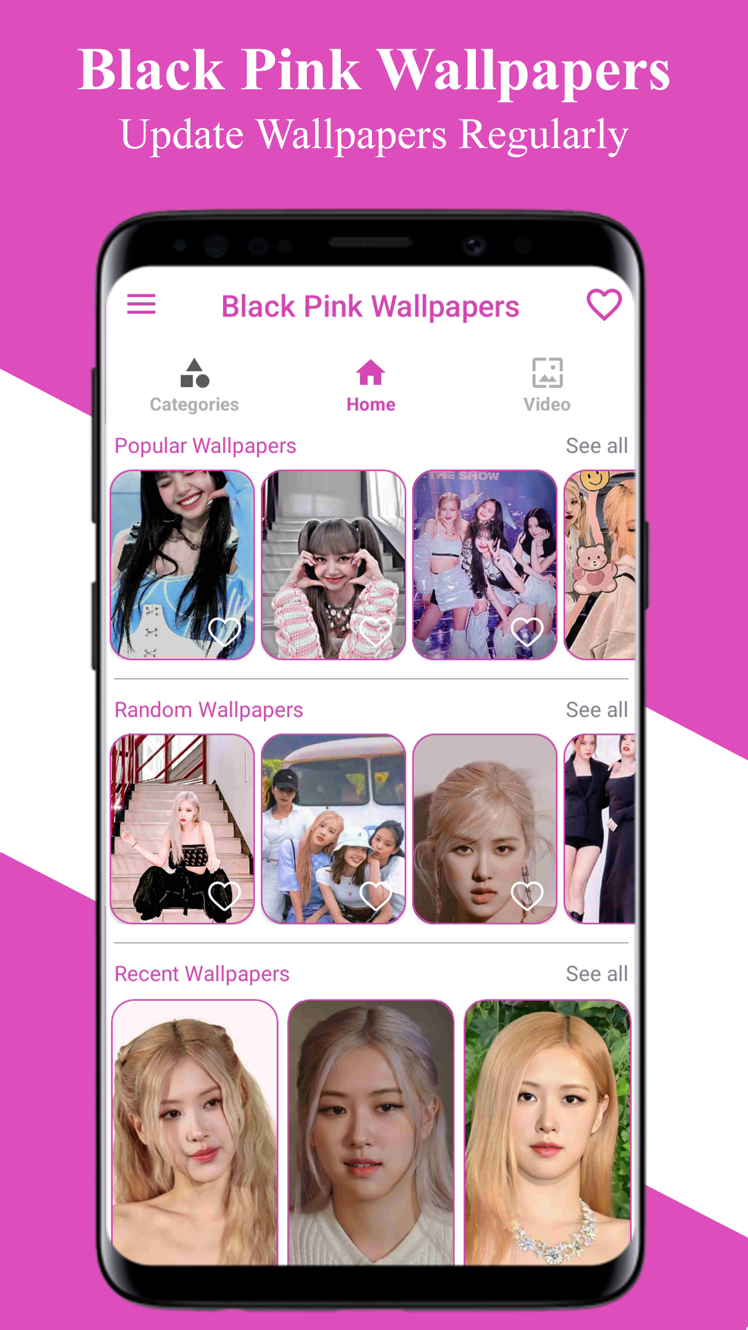 اسکرین شات 2 برنامه BlackPink 4K HD Wallpaper 2025
