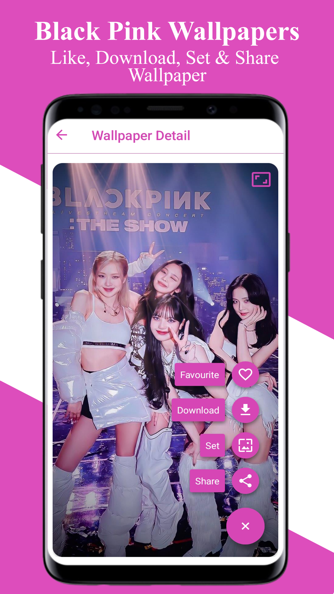 اسکرین شات 4 برنامه BlackPink 4K HD Wallpaper 2025