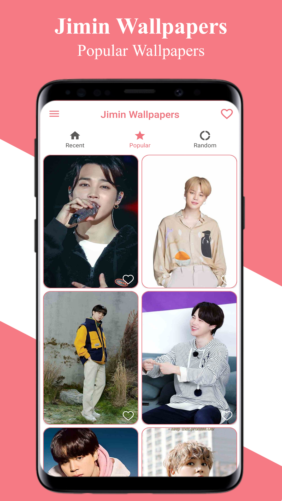 اسکرین شات 2 برنامه Jimin Wallpapers HD 4K