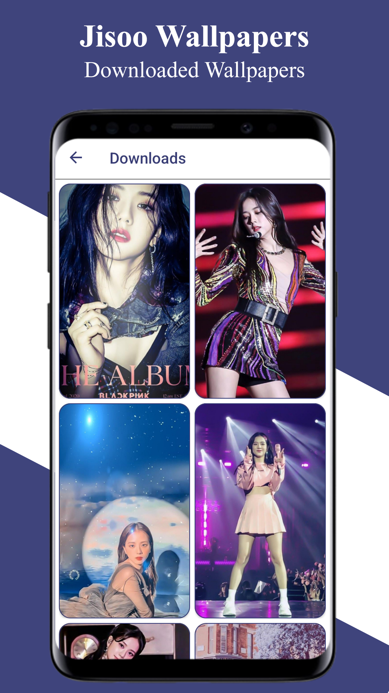 اسکرین شات 6 برنامه Jisoo Blackpink HD Wallpapers