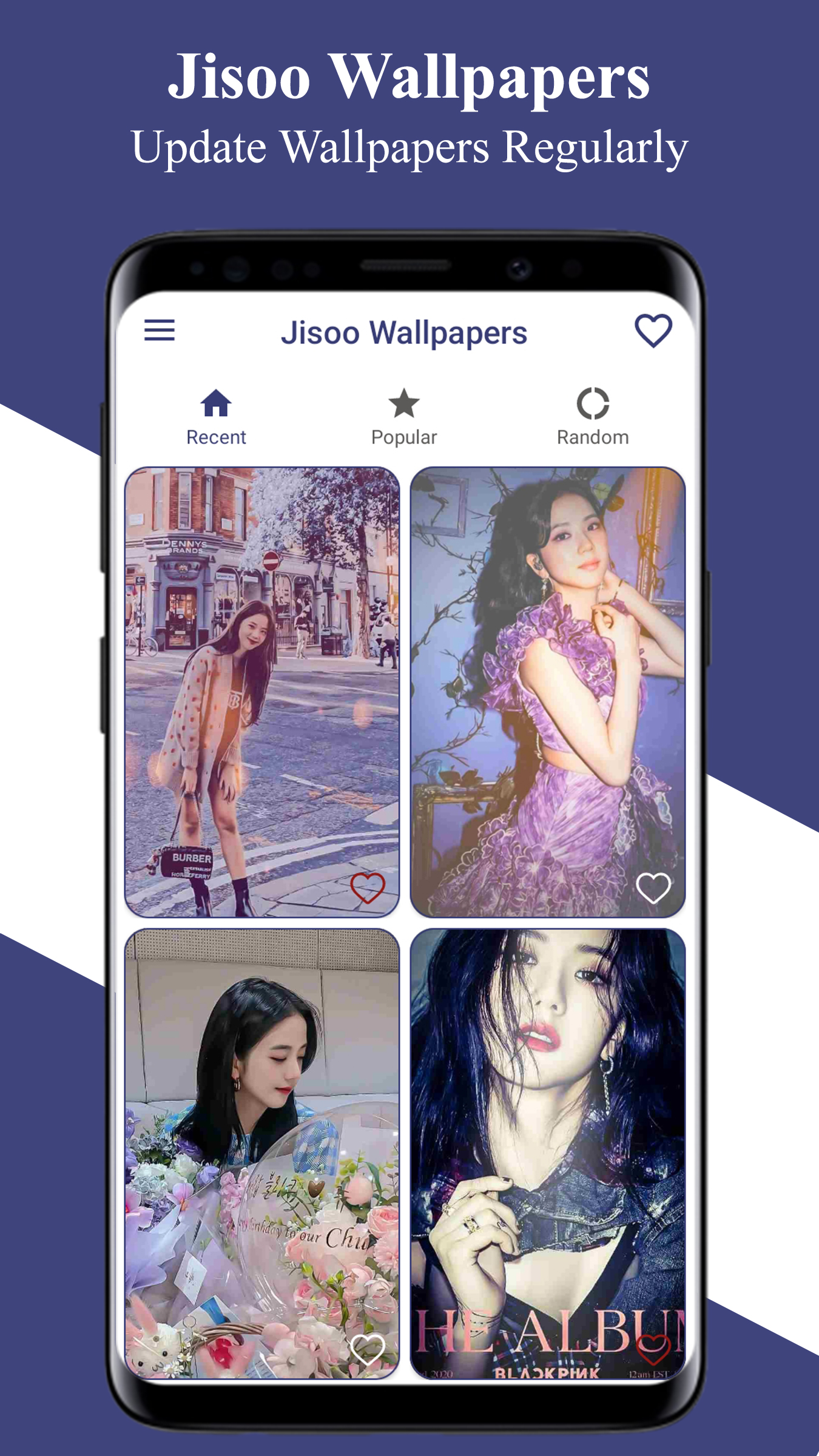 اسکرین شات 1 برنامه Jisoo Blackpink HD Wallpapers