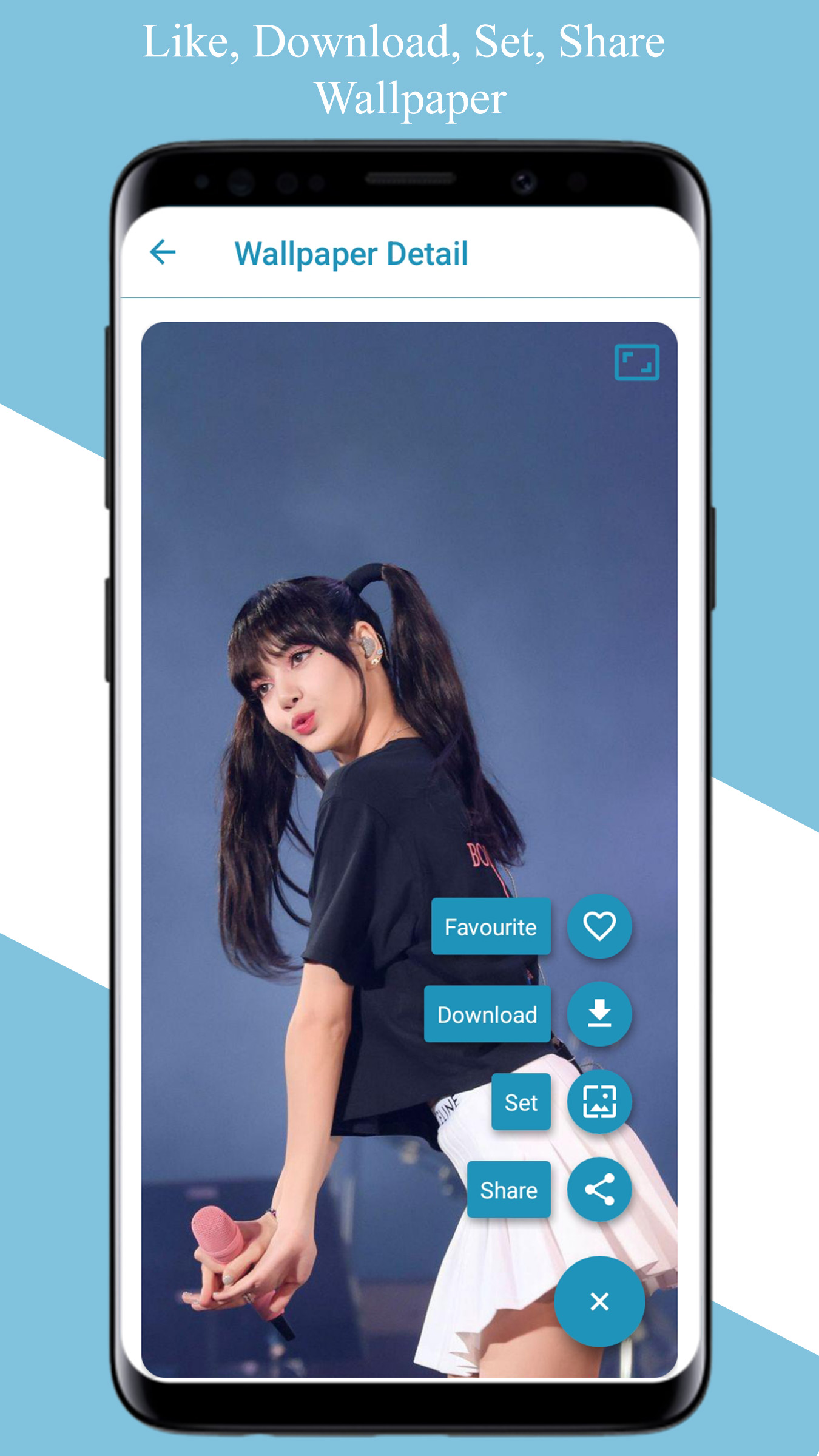 اسکرین شات 5 برنامه Lisa Blackpink Wallpapers 2024