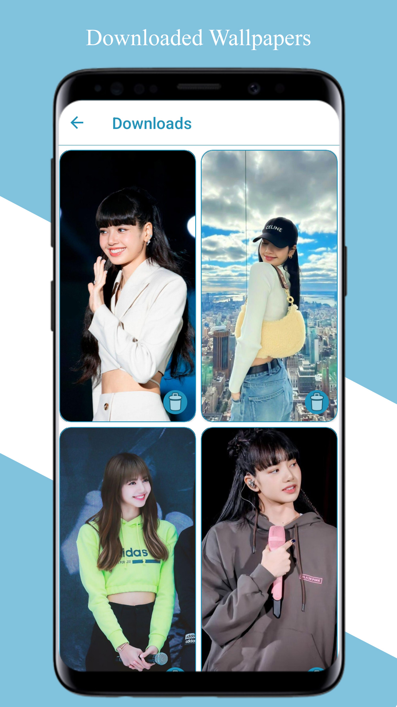 اسکرین شات 3 برنامه Lisa Blackpink Wallpapers 2024