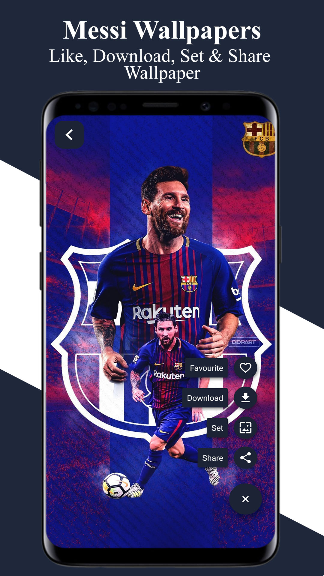 اسکرین شات 3 برنامه Lionel Messi Wallpapers 2024