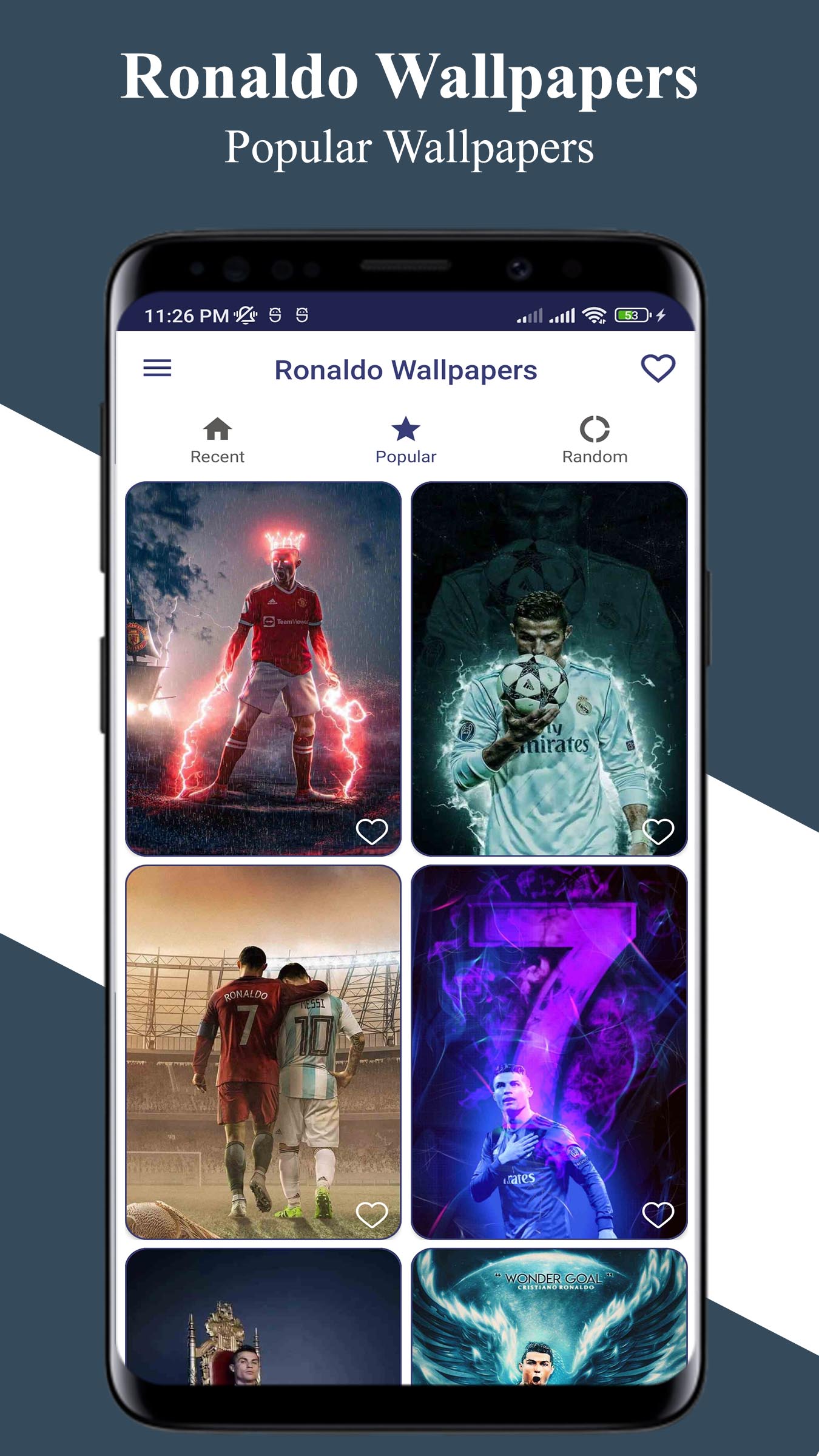 اسکرین شات 2 برنامه Ronaldo Wallpapers 2024 HD 4K