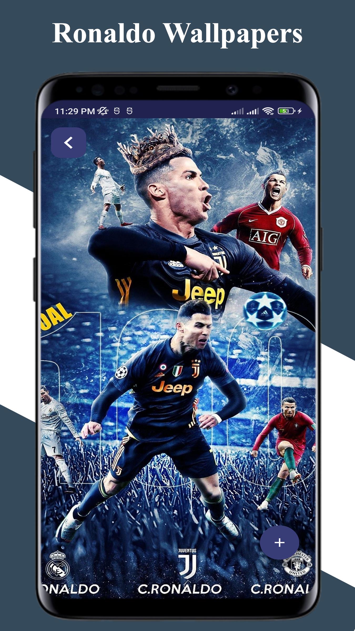 اسکرین شات 8 برنامه Ronaldo Wallpapers 2024 HD 4K