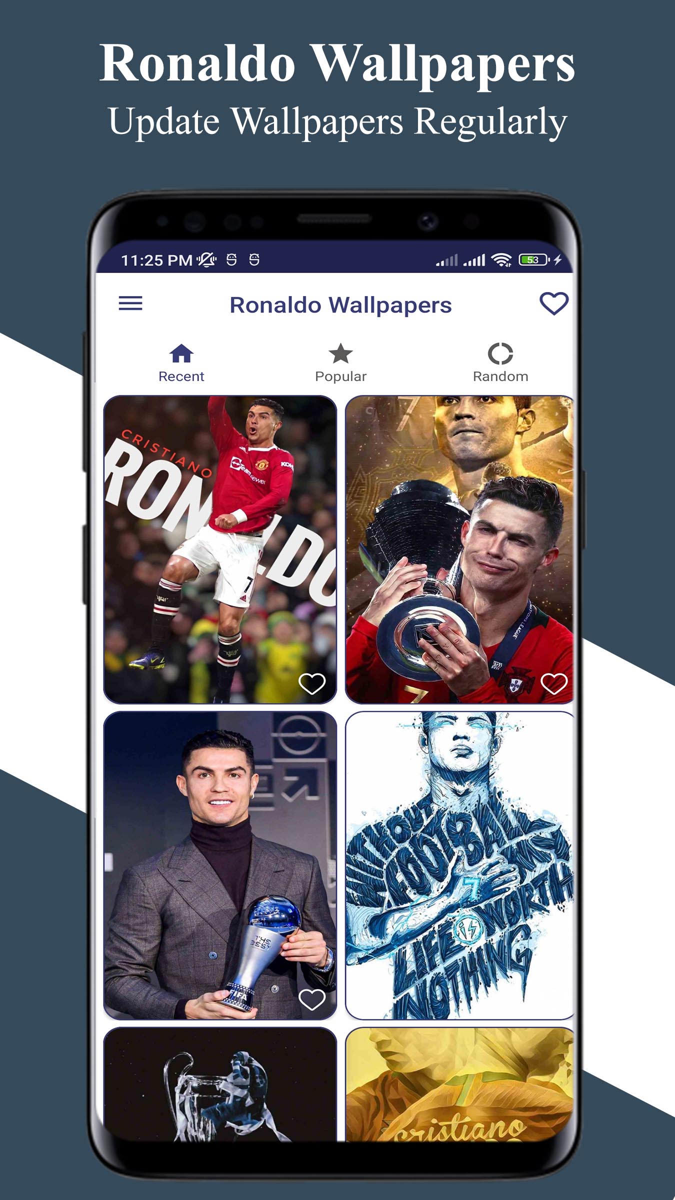 اسکرین شات 1 برنامه Ronaldo Wallpapers 2024 HD 4K