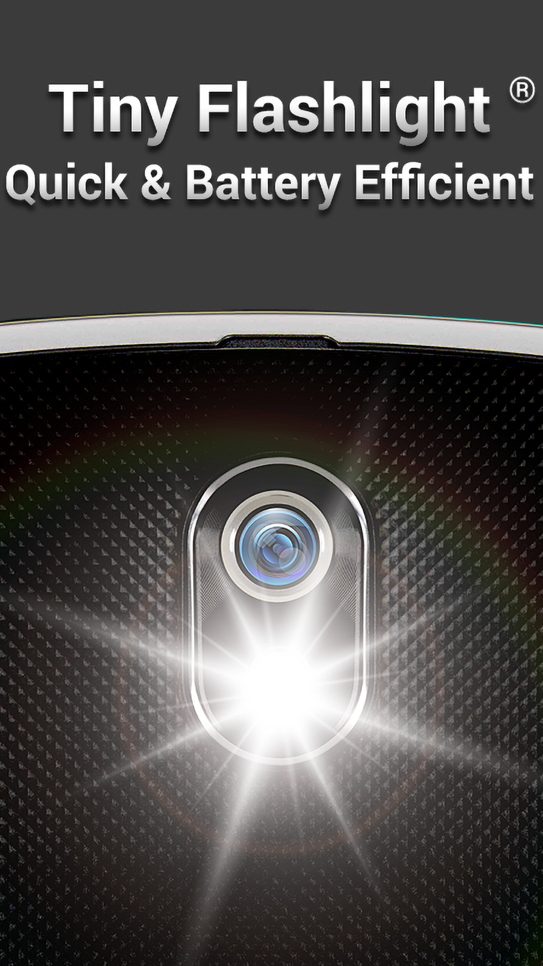 اسکرین شات 1 برنامه Tiny Flashlight + LED