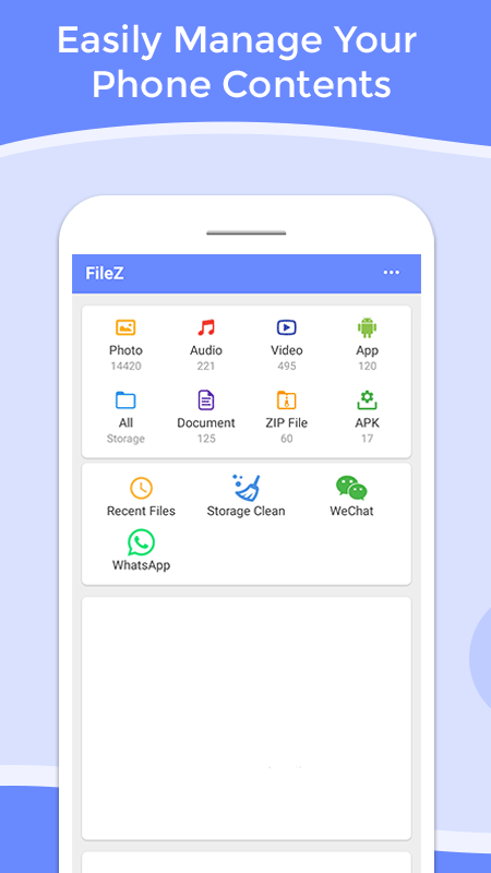 اسکرین شات 1 برنامه FileZ - Easy File Manager