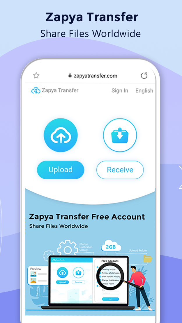 اسکرین شات 3 برنامه زاپیا - Zapya