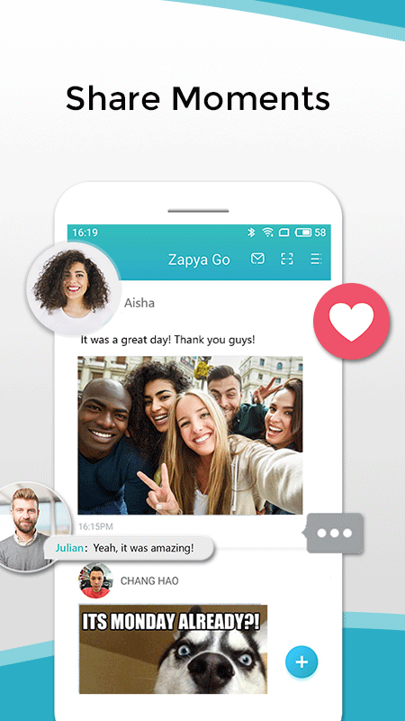 اسکرین شات 5 برنامه Zapya Go - Share File with Tho