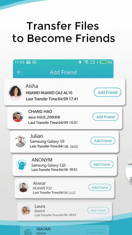 اسکرین شات 4 برنامه Zapya Go - Share File with Tho