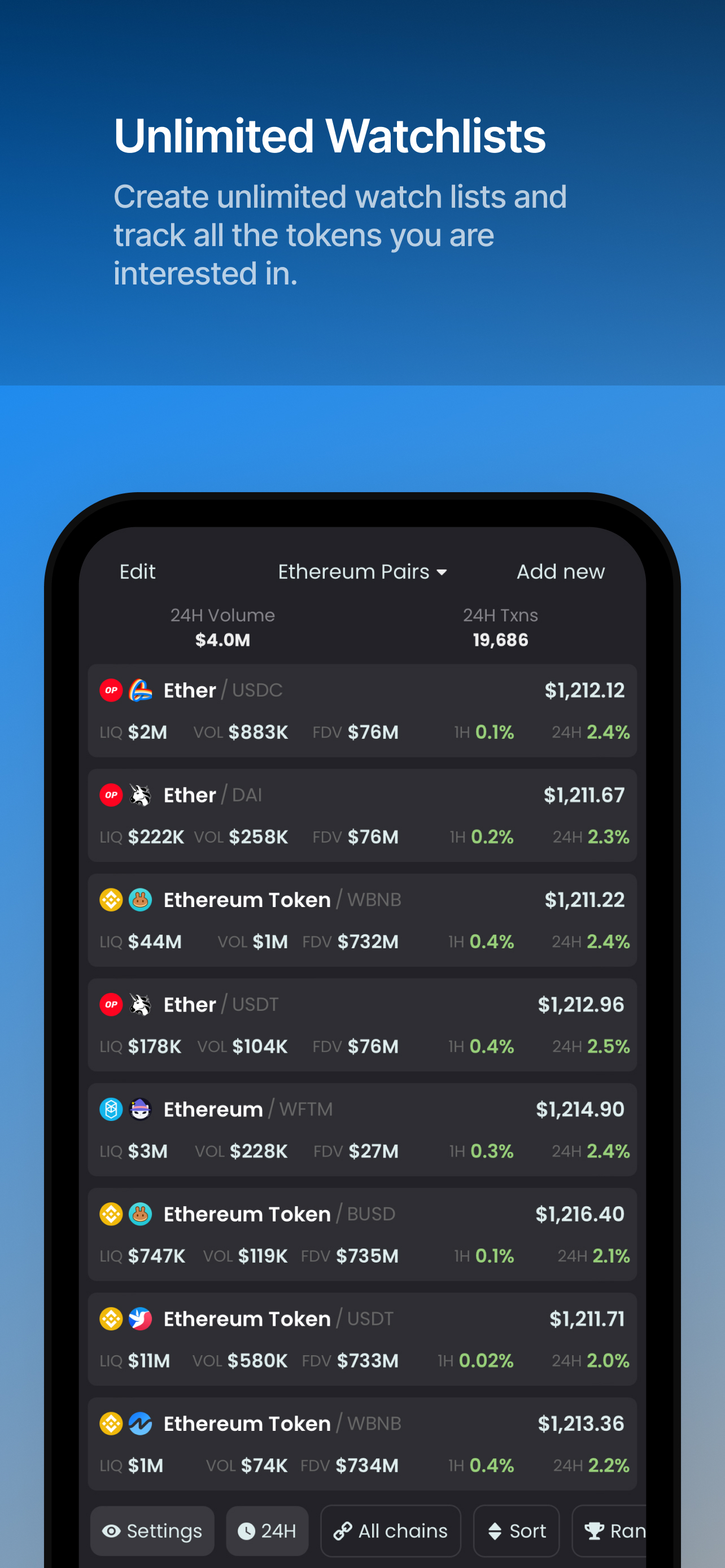 اسکرین شات 4 برنامه DEX Screener
