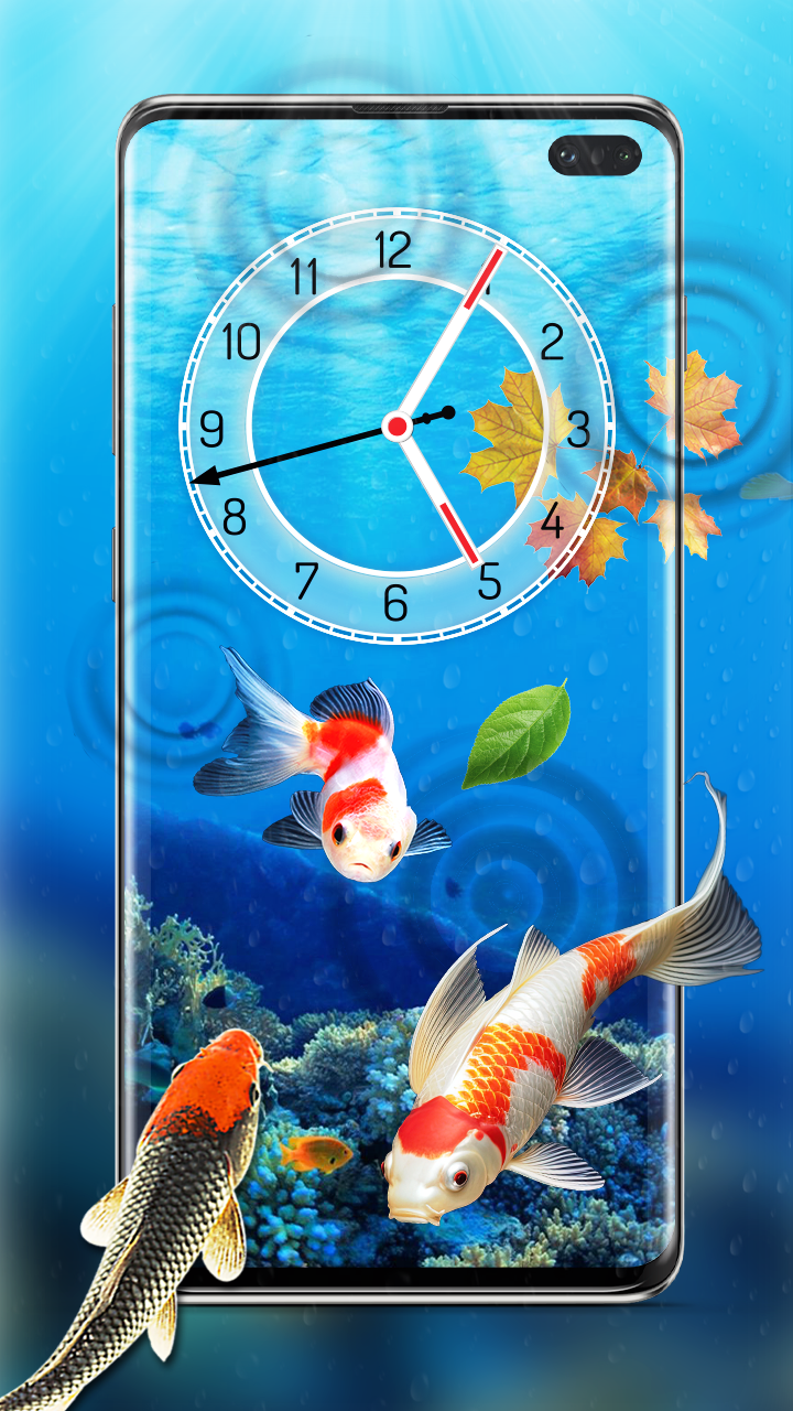 اسکرین شات 5 برنامه Fish Live Wallpaper Aquarium
