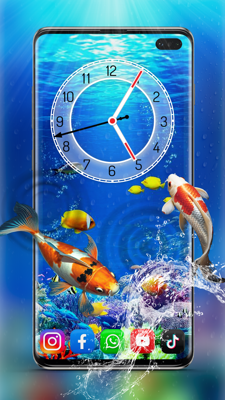 اسکرین شات 8 برنامه Fish Live Wallpaper Aquarium