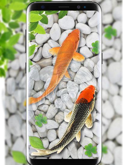 اسکرین شات 6 برنامه Fish Live Wallpaper Aquarium