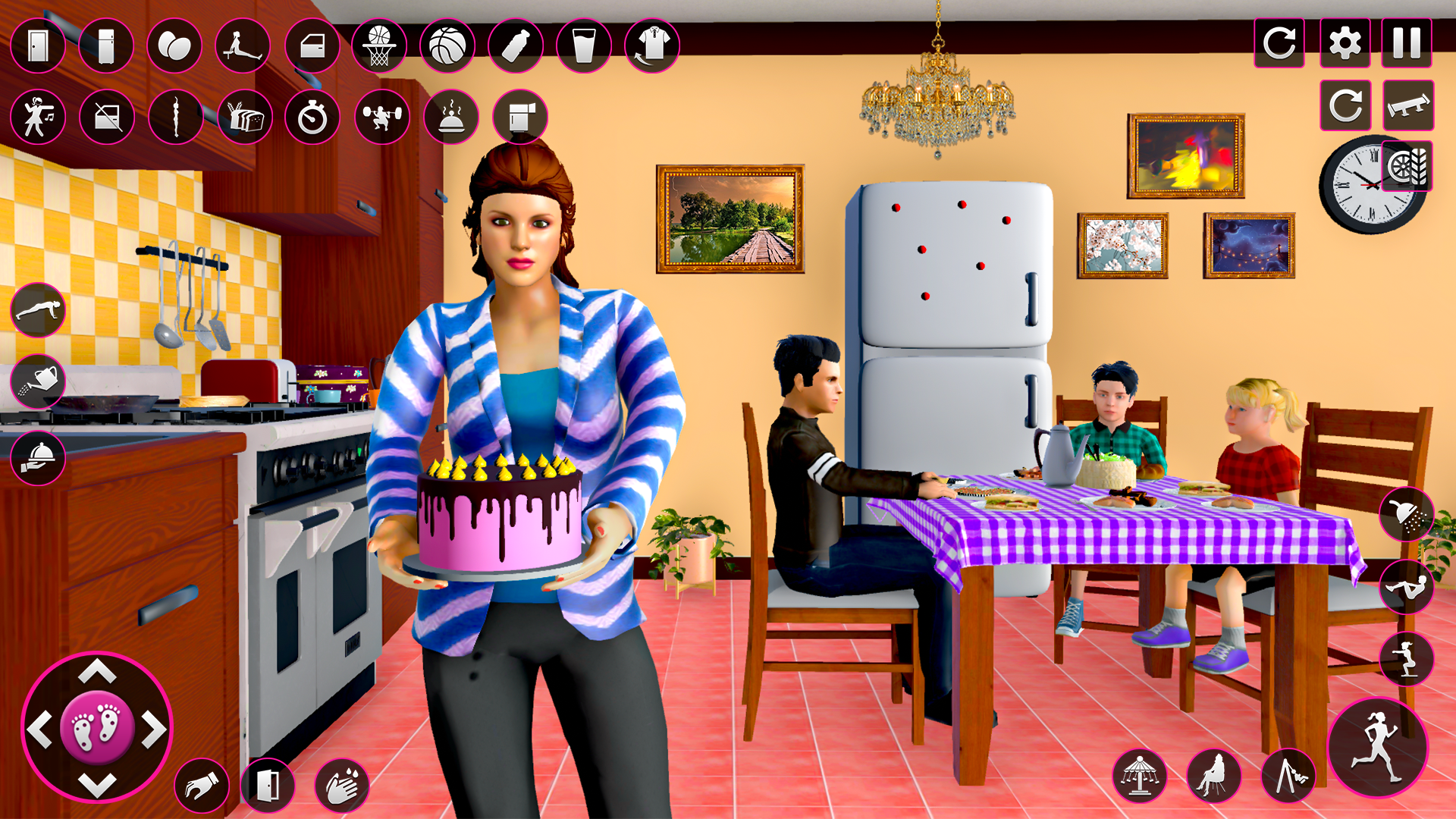 اسکرین شات 3 بازی Wife Simulator 3d - Mom Games