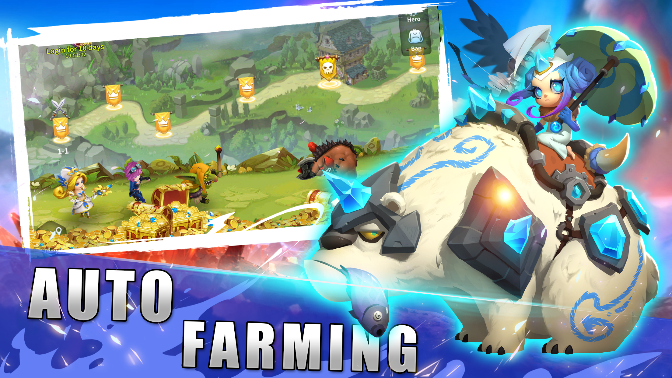 اسکرین شات 3 بازی AFK Summoner：3d IDLE Adventure