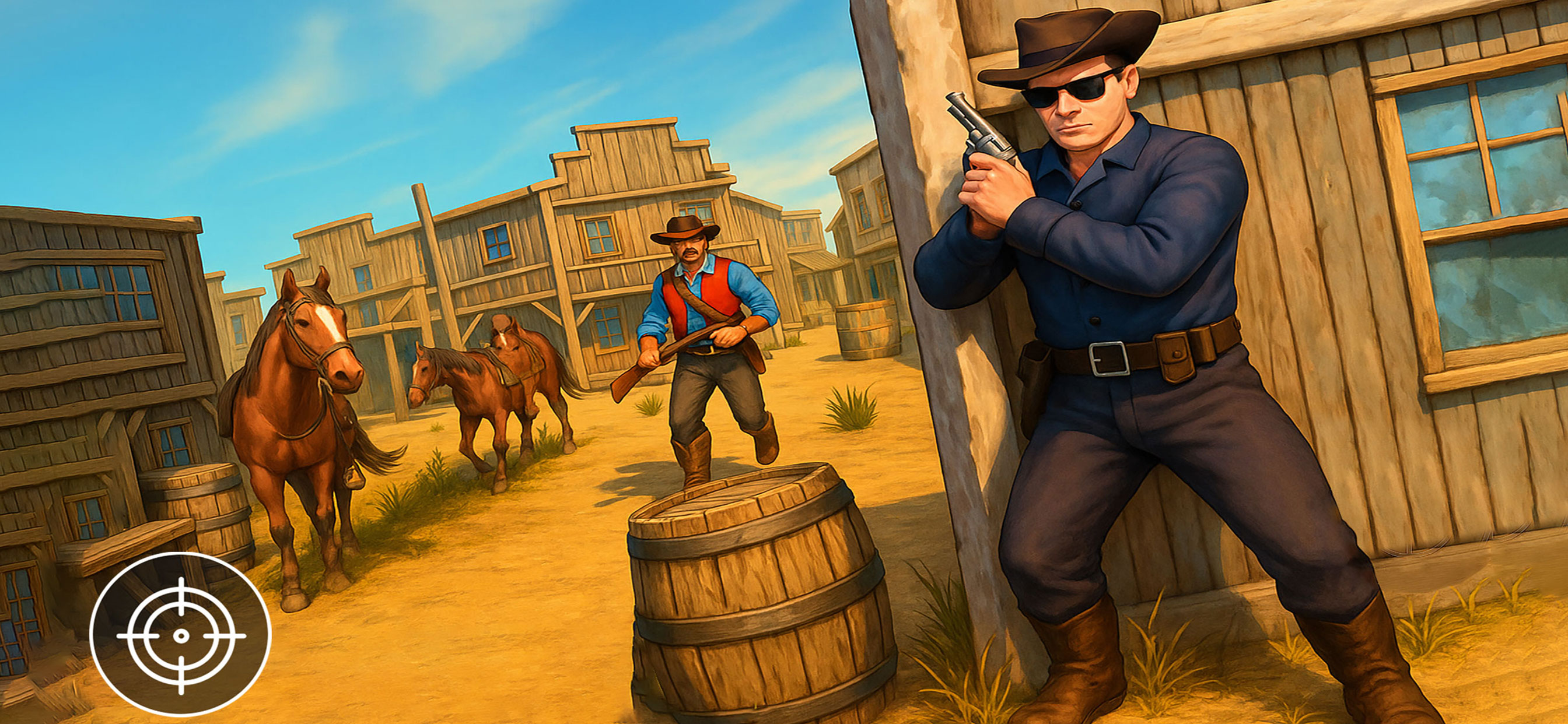 اسکرین شات 1 بازی Cowboy Hunt Shooter