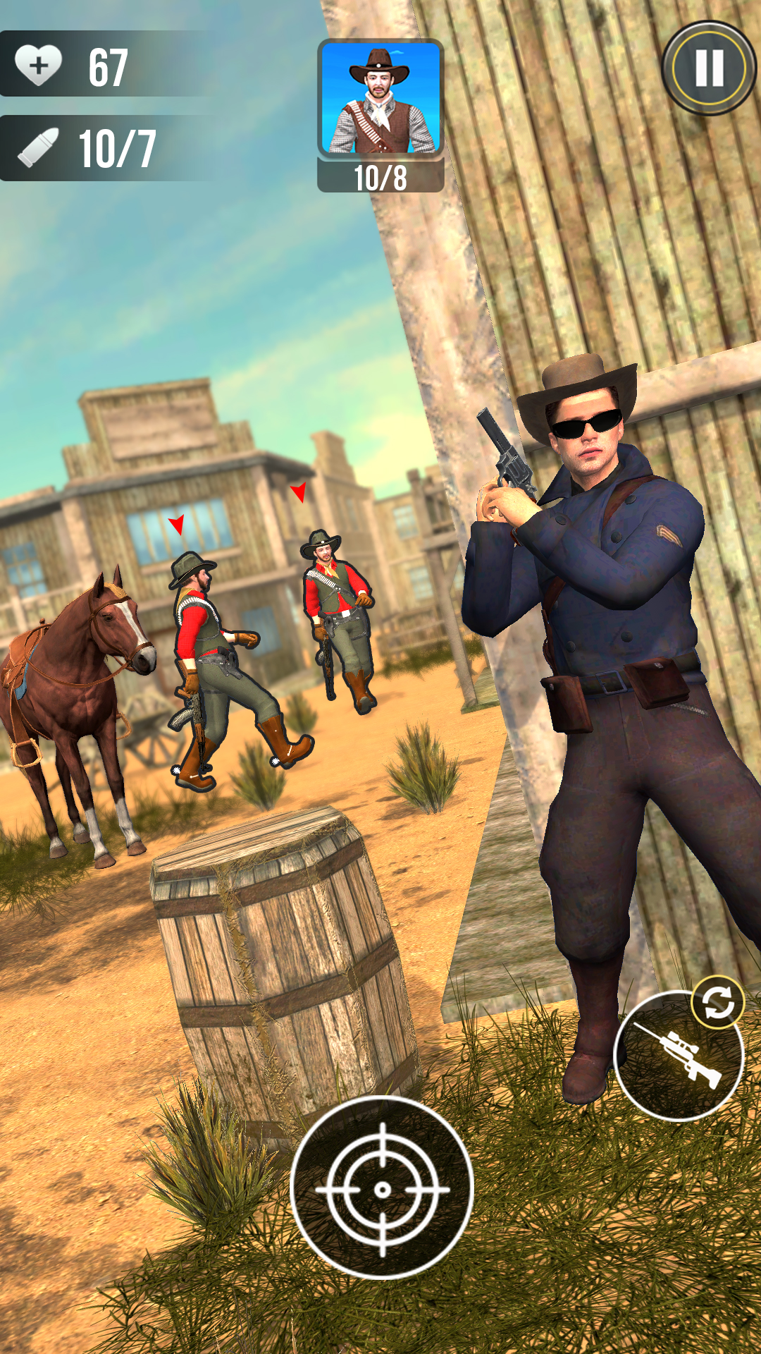 اسکرین شات 1 بازی Cowboy Hunt Shooter
