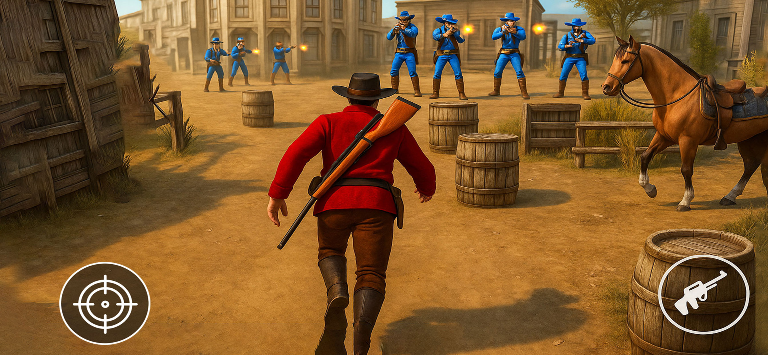 اسکرین شات 2 بازی Cowboy Hunt Shooter