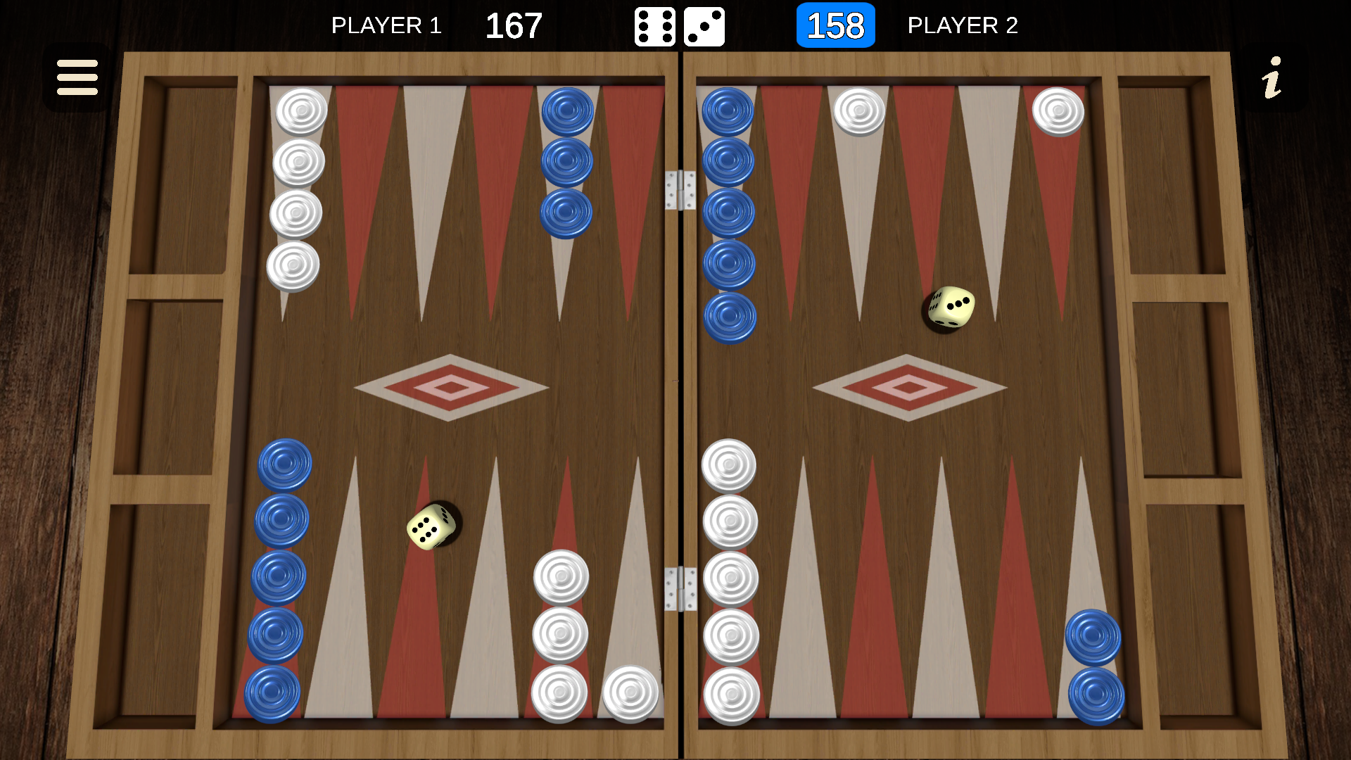 اسکرین شات 3 بازی Backgammon - Two player