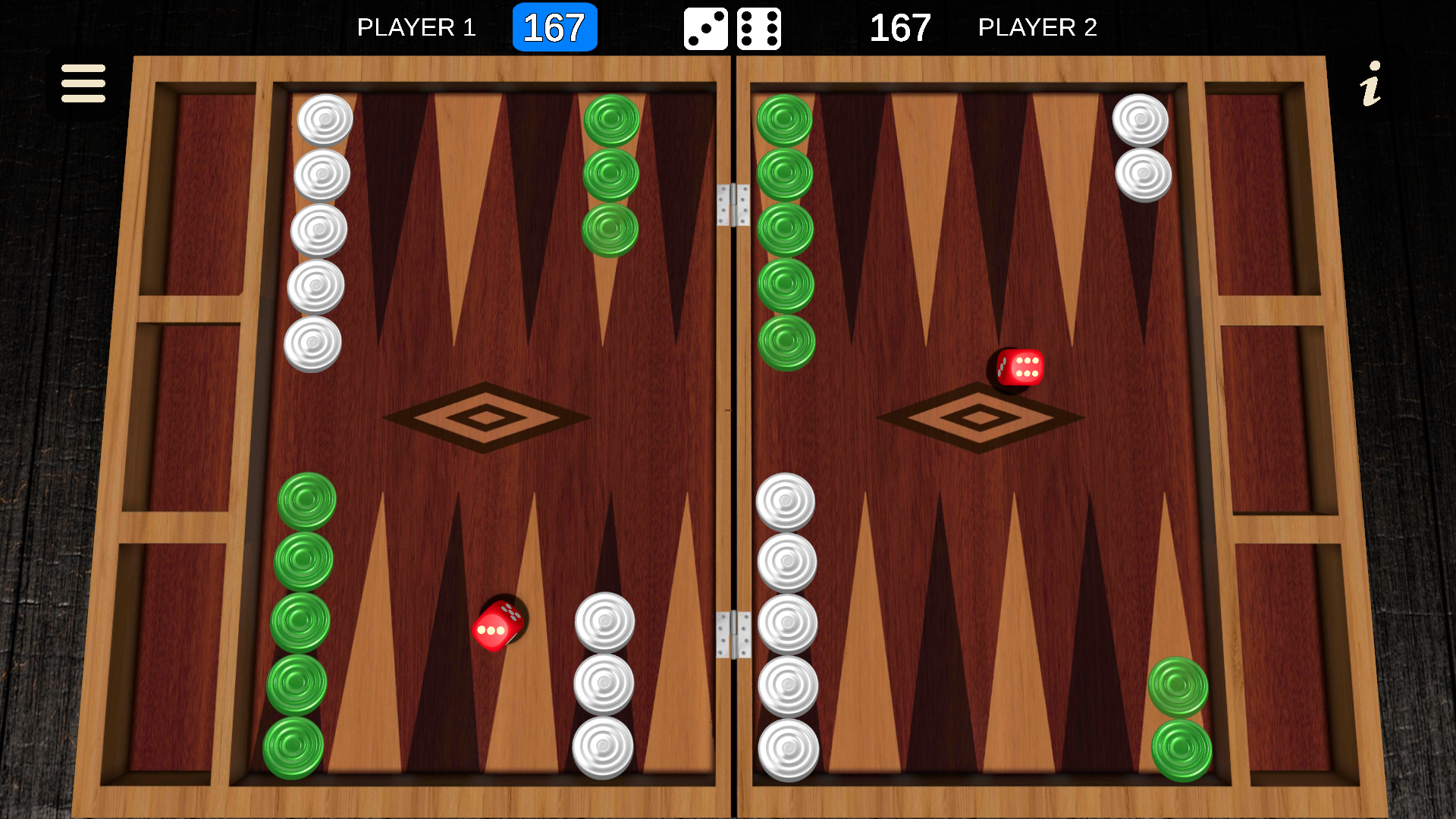 اسکرین شات 4 بازی Backgammon - Two player
