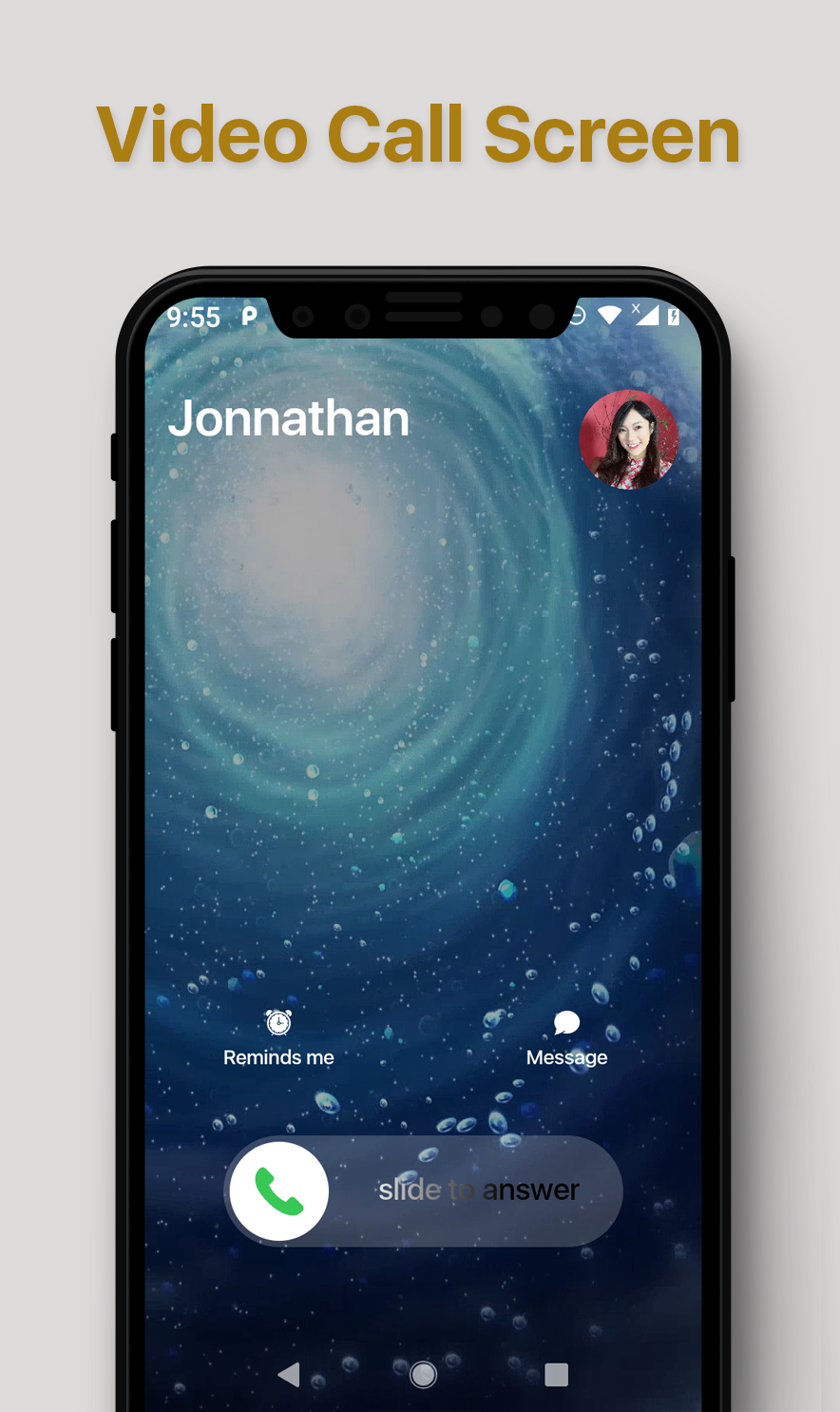 اسکرین شات 4 برنامه Call screen themes iOS 16