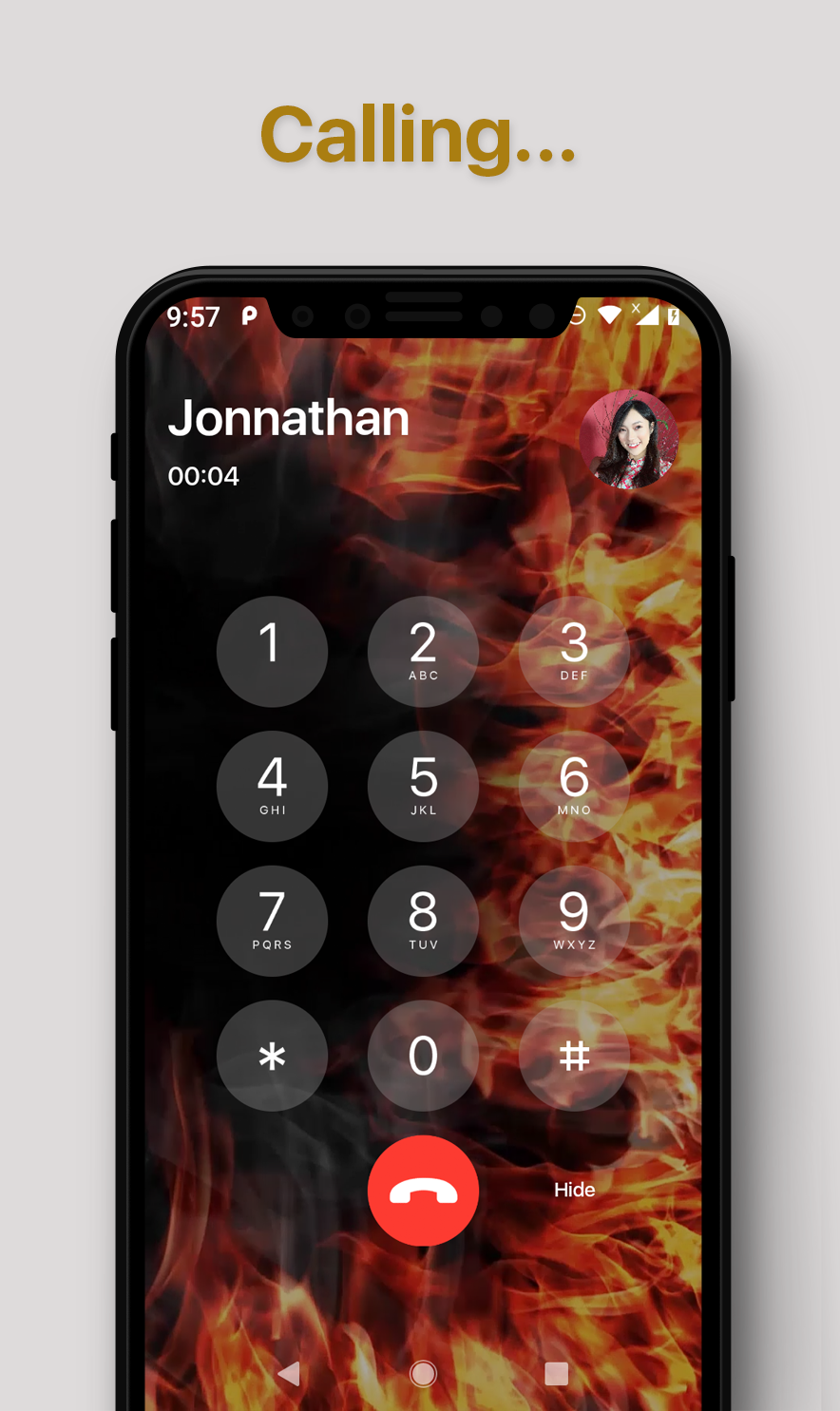 اسکرین شات 6 برنامه Call screen themes iOS 16
