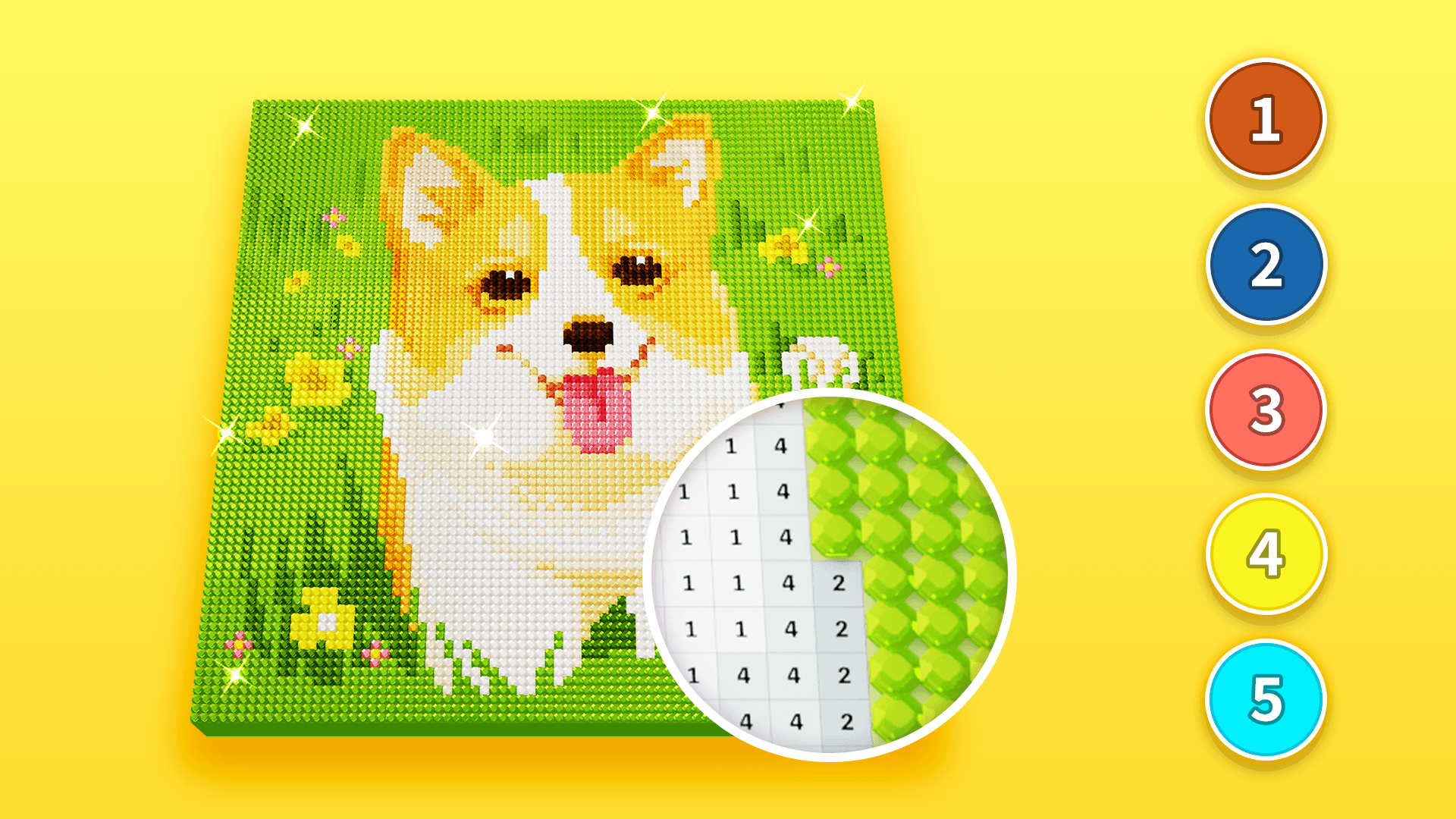 اسکرین شات 6 بازی Diamond Painting by Number