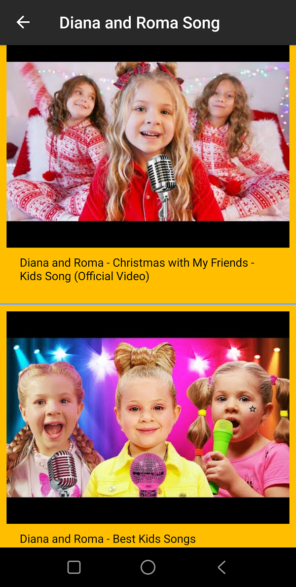 اسکرین شات 1 برنامه Diana and Roma - Video Shows