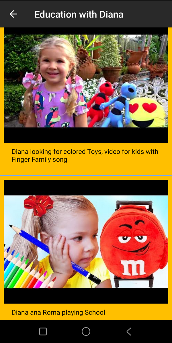 اسکرین شات 2 برنامه Diana and Roma - Video Shows