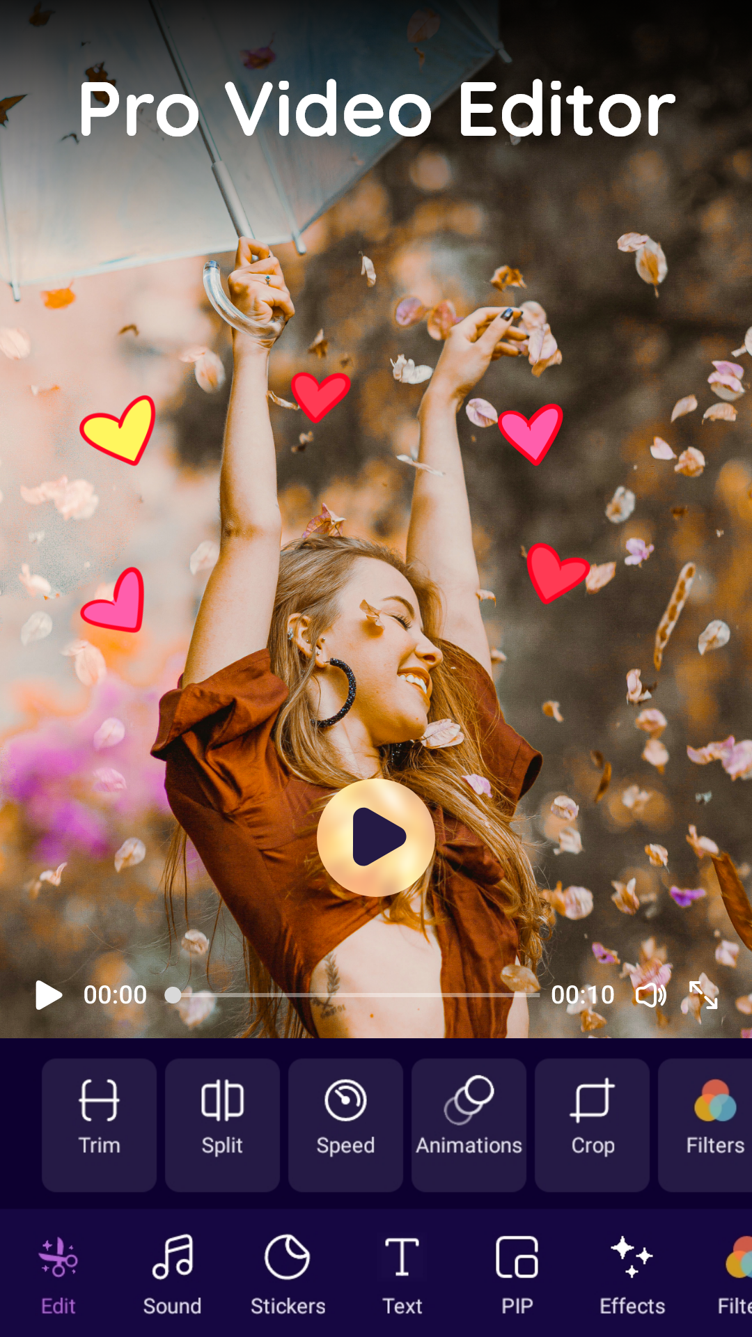 اسکرین شات 1 برنامه Video Maker Video Editor Music